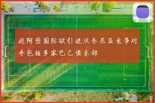 迈阿密国际欲引进沃齐尼亚竞争对手包括多家巴乙俱乐部