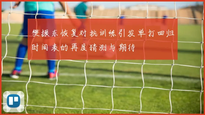 樊振东恢复对抗训练引发单打回归时间表的再度猜测与期待